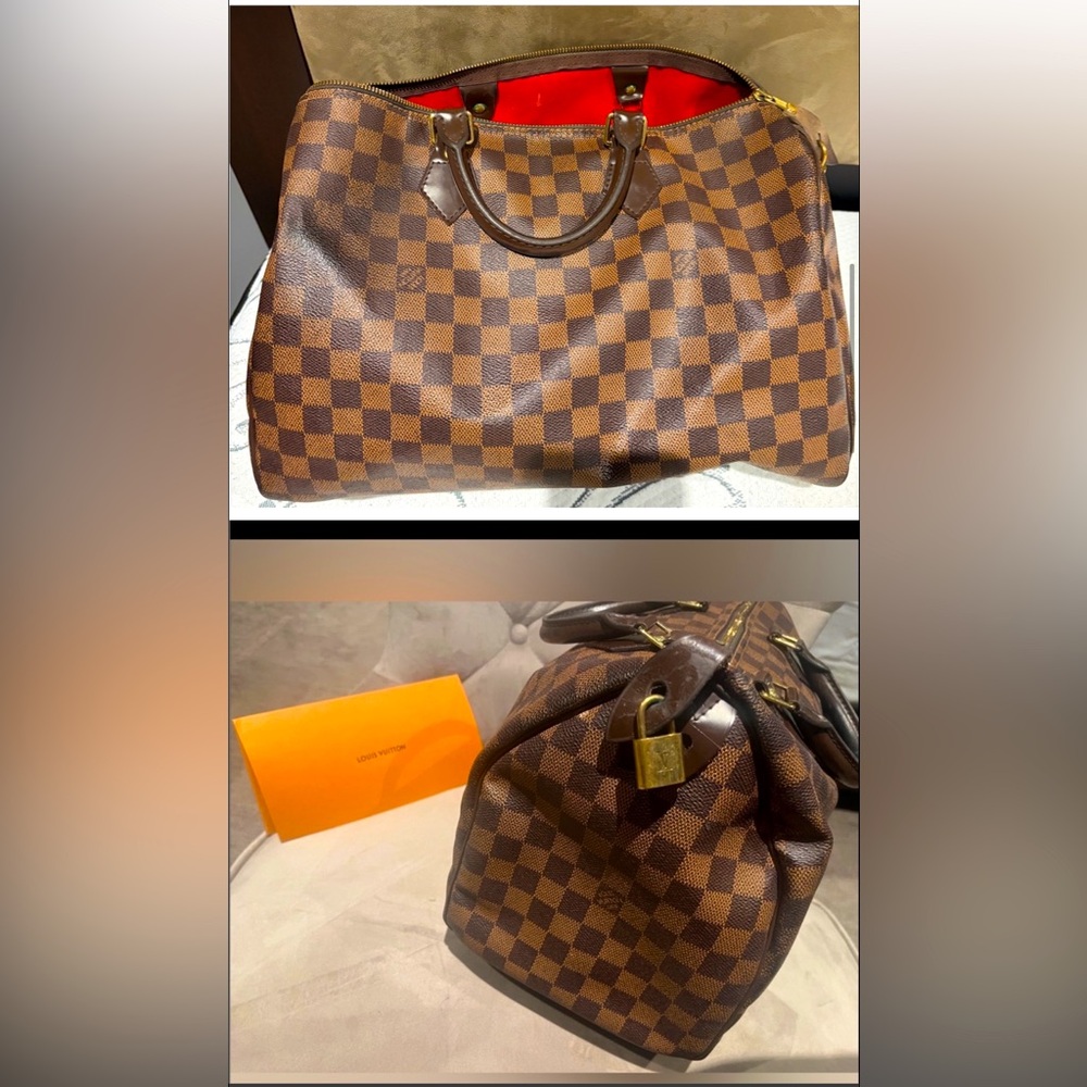 authentic LOUIS VUITTON SPEEDY 35